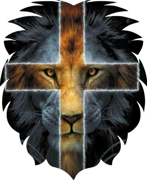 Lion Judah Yeshua Jesus Christ Lord Christian GOD Vinyl Decal Sticker