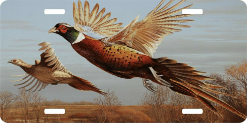 Pheasants Birds Quail Duck Hunting Game Novelty License Plate Car Truck Tag