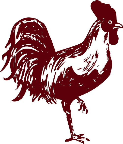 Chicken Rooster Farm Animal Pet Cock Car Truck Window Vinyl Decal Sticker Red