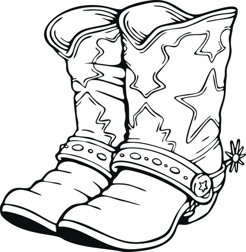 Cowboy Cowgirl Boots Western Rodeo Car Truck Window Vinyl Decal Sticker