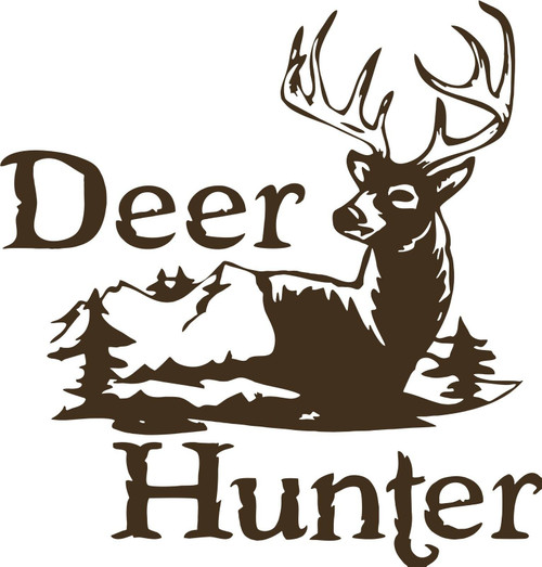 Deer Hunter Gun Bow Mountain Car Truck Window Laptop Vinyl Decal Sticker Deer Hunter Gun Bow Mountain Car Truck Window Laptop Vinyl Decal Sticker