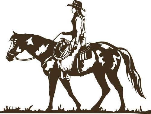 Cowboy Cowgirl Horse Rodeo Equestrian Car Truck Window Vinyl Decal Sticker