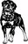 Dog Rottweiler Breed Guard Rottie Rottweil Protection Pet Vinyl Decal Sticker