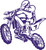 Motorcycle Dirt Bike Ride Racing Motocross Car Truck Window Vinyl Decal Sticker