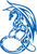Dragon Wings Tribal Tail Mystical Car Truck Window Laptop Vinyl Decal Sticker