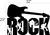 Rock Guitar Musician Teen Kids Boys Room Wall Art Home Decor Mural Vinyl Decal Black