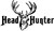 Whitetail Deer Head Hunter Hunting Gun Bow Truck Window Vinyl Decal Sticker Black