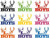 Bad Boys Hunting Deer Buck Whitetail Car Boat Truck Window Vinyl Decal Sticker Multi-Color