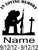 Loving Memory Soldier Praying Cross Custom Car Truck Window Vinyl Decal Sticker Black