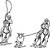 Team Calf Roping Cowboy Horse Rodeo Car Truck Window Laptop Vinyl Decal Sticker Black