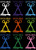 Hair Styling Beauty Nail Salon Scissors Car Truck Window Vinyl Decal Sticker Multi-color