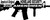 2nd Amendment Rifle Machine Gun Car Truck Window Wall Laptop Vinyl Decal Sticker Black