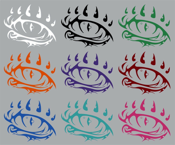 Dragon Eye Fantasy Mystical Creature Beast Car Truck Window Vinyl Decal Sticker multi-Color