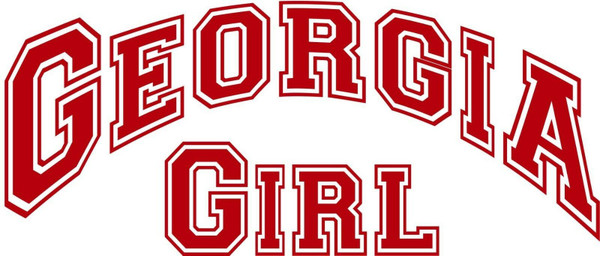 Georgia Girl Sports Football Car Truck Window Wall Laptop Vinyl Decal Sticker Red Georgia Girl Sports Football Car Truck Window Wall Laptop Vinyl Decal Sticker Red