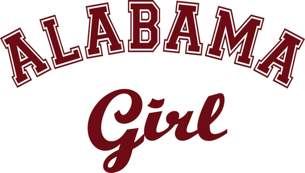 Alabama Girl Sports Football Car Truck Window Wall Laptop Vinyl Decal Sticker