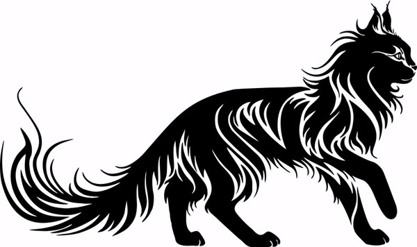 Cat Tribal Animal Pet Truck Car Tattoo Window Laptop Vinyl Decal Sticker