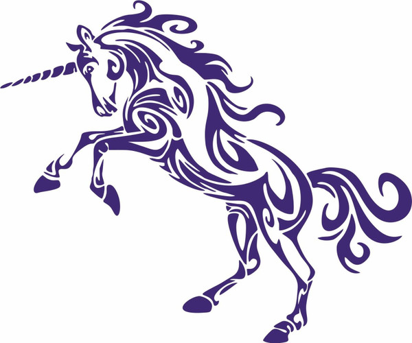 Fantasy Tribal Unicorn Magic Horse Car Truck Wall Laptop Vinyl Decal Sticker
