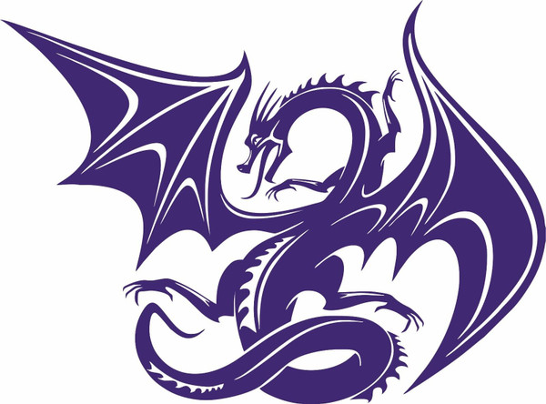 Tribal Dragon Wings Serpent Car Truck Tattoo Window Laptop Vinyl Decal Sticker