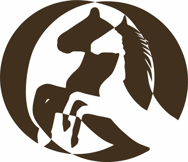Rearing Horse Rodeo Cowgirl Cowboy Farm Truck Car Window Vinyl Decal Sticker Golden