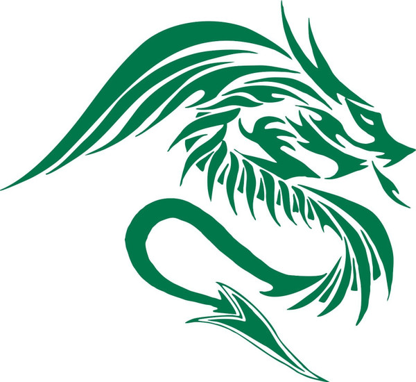 Dragon Tribal Mystical Monster Fantasy Car Truck Window Vinyl Decal Sticker Green Dragon Tribal Mystical Monster Fantasy Car Truck Window Vinyl Decal Sticker Green