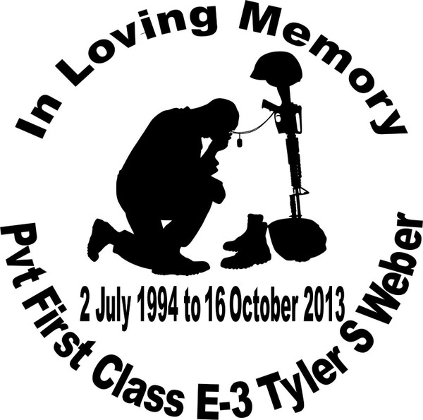 In Loving Memory Soldier Army Navy Military Car Truck Window Vinyl Decal Sticker Black