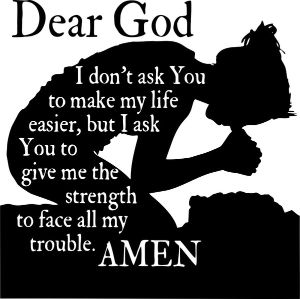 Girl Praying GOD Christian Christ Car Truck Window Laptop Vinyl Decal Sticker Black