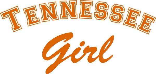 Tennessee Girl Sports Football Car Truck Window Wall Laptop Vinyl Decal Sticker