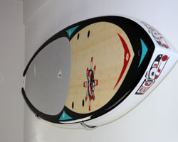 Handmade surfboard | paddle board wall racks by Hawaiian Gun Rack