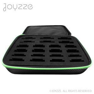Joyzze™ 22 Piece Blades Case - green  open