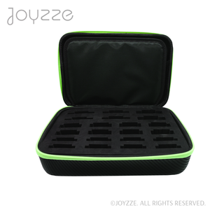 Joyzze™ 22 Piece Blades Case - green - open