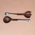 Pewter and Wood Serving Set - Image 1