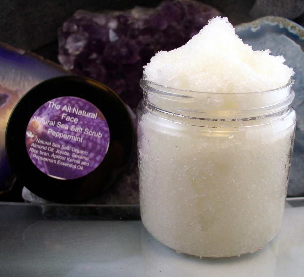 Natural Sea Salt Scrub - The All Natural Face