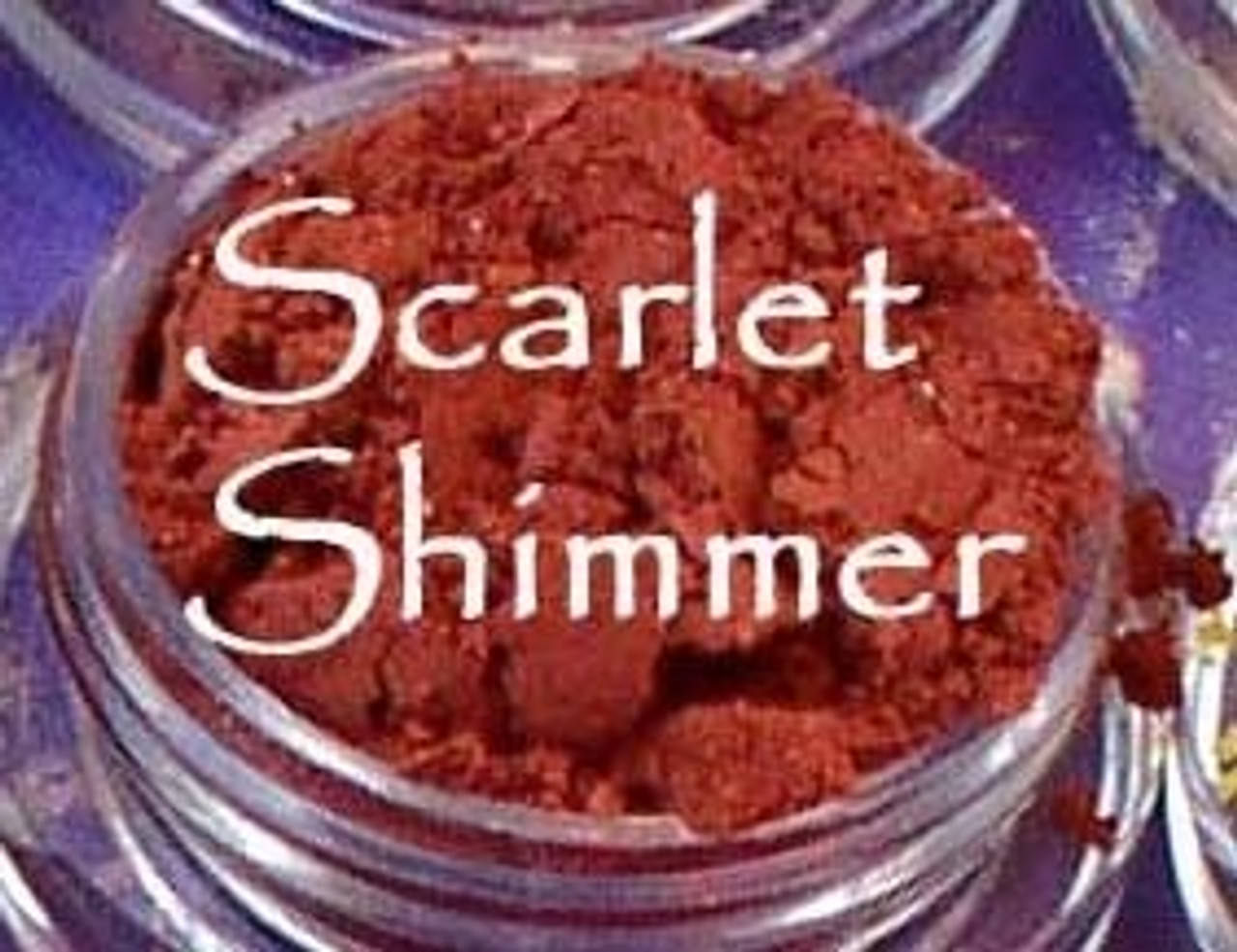 Vegan Mineral Eyeshadow - Scarlet Shimmer