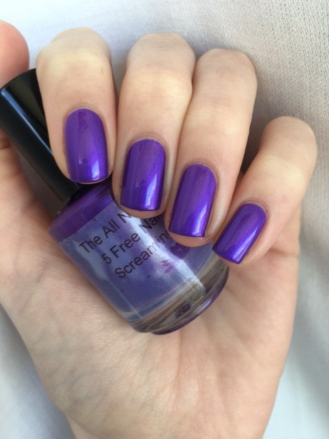 Screaming Purple Nail Polish The All Natural Face