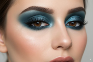Long Wear Cream Vegan Mineral Eye Shadow - Deep Steel Teal Long Wear Cream Vegan Mineral Eye Shadow - Deep Steel Teal