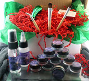.Vegan Holiday Gift Box Ultimate Shadow Kit AND Glass Christmas Pickle Ornament and Legend of the Christmas Pickle .Vegan Holiday Gift Box Ultimate Shadow Kit AND Glass Christmas Pickle Ornament and Legend of the Christmas Pickle