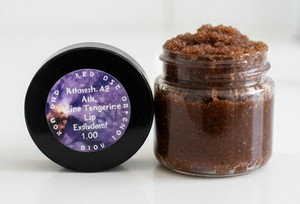Tangerine Vegan Lip Exfolient 1 oz Jar Tangerine Vegan Lip Exfolient 1 oz Jar