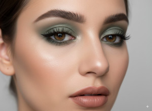 Pressed Vegan Mineral Eyeshadow - Deep Sea Green Pressed Vegan Mineral Eyeshadow - Deep Sea Green