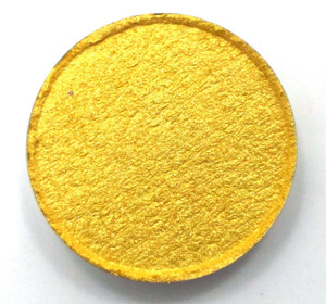 Pressed Vegan Mineral Eyeshadow - Pulsar Yellow Pressed Vegan Mineral Eyeshadow - Pulsar Yellow