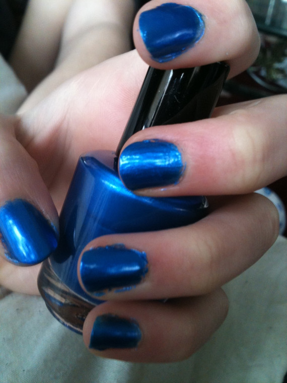 Sassy Sapphire Nail Polish