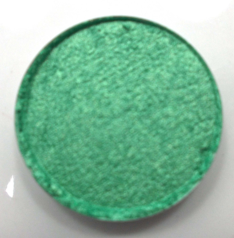 Pressed Vegan Mineral Eyeshadow - Peacock Green Pressed Vegan Mineral Eyeshadow - Peacock Green