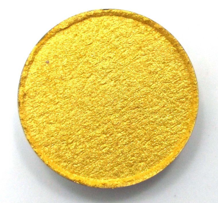 Pressed Vegan Mineral Eyeshadow - Pulsar Yellow