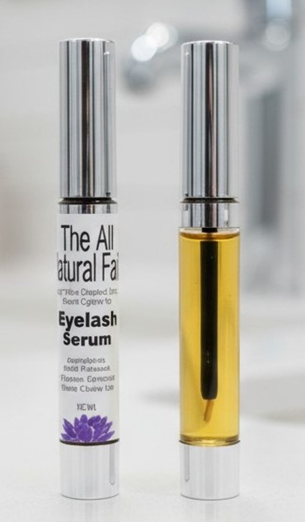  Vegan Pure Organic Jamaican Black Castor Oil Eyelash Serum in Eyeliner Tube Tube