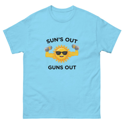 Unisex classic tee - Sun's Out - Guns Out