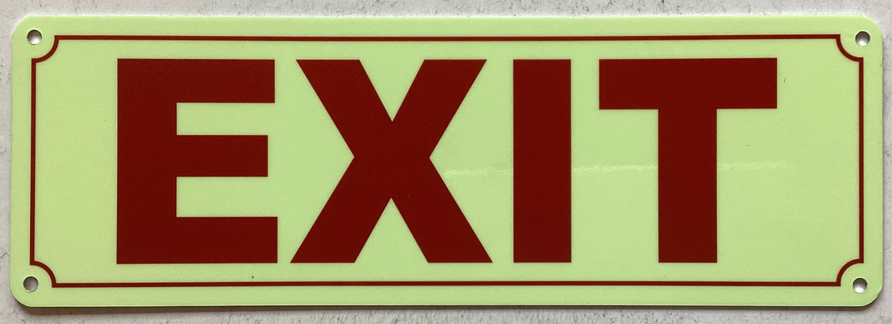 EXIT SIGN