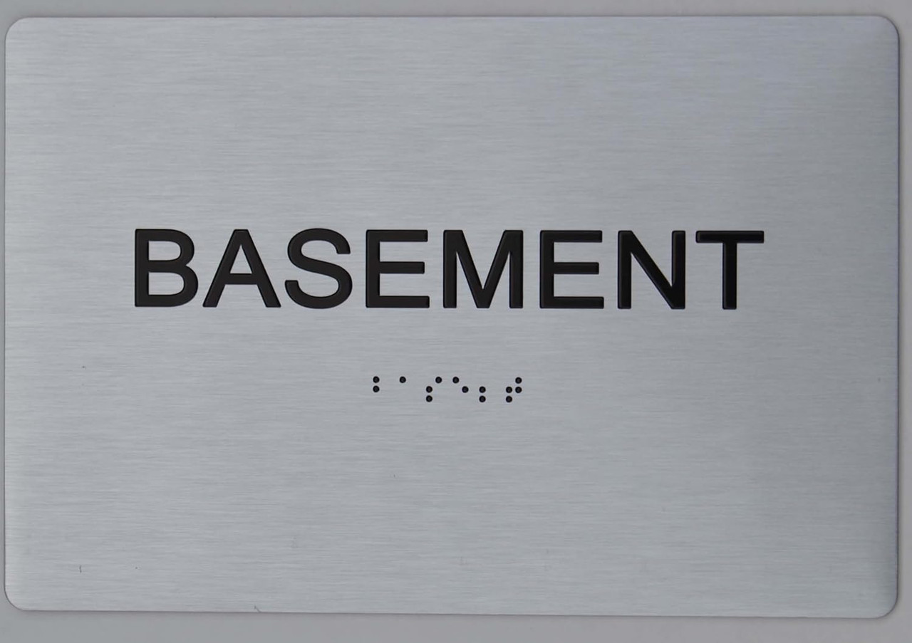 FLOOR NUMBER SIGN Tactile Graphics Grade 2 Braille Text with raised ...