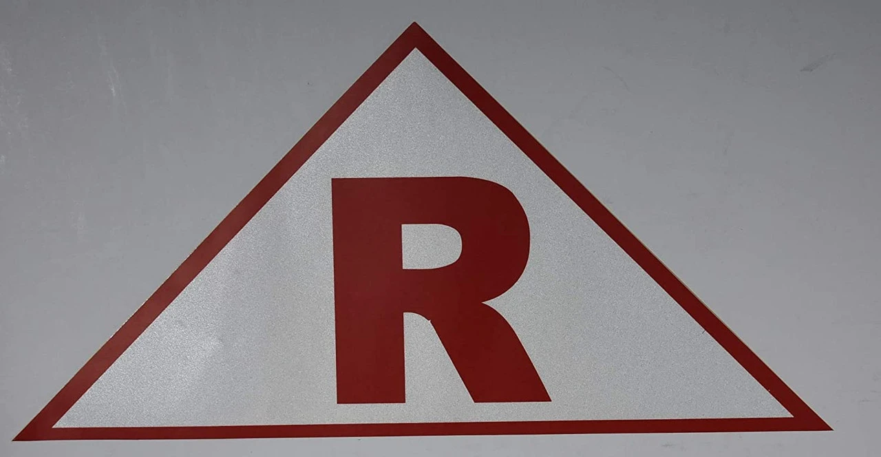 State Truss Construction Sign-R Triangular