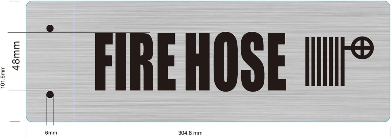Projecting Hallway Sign Number FIRE Hose Sign-FACP Sign -Two-Sided/Double Sided Projecting, Corridor ...