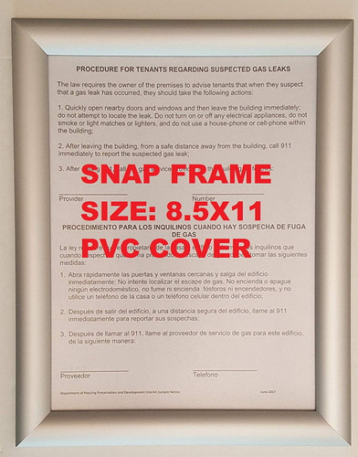 Aluminum Snap Frame for Poster  Inches, 25mm Profile, Color Silver