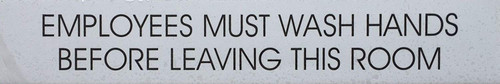 EMPLOYEES MUST WASH HANDS SIGN EMPLOYEES MUST WASH HANDS SIGN
